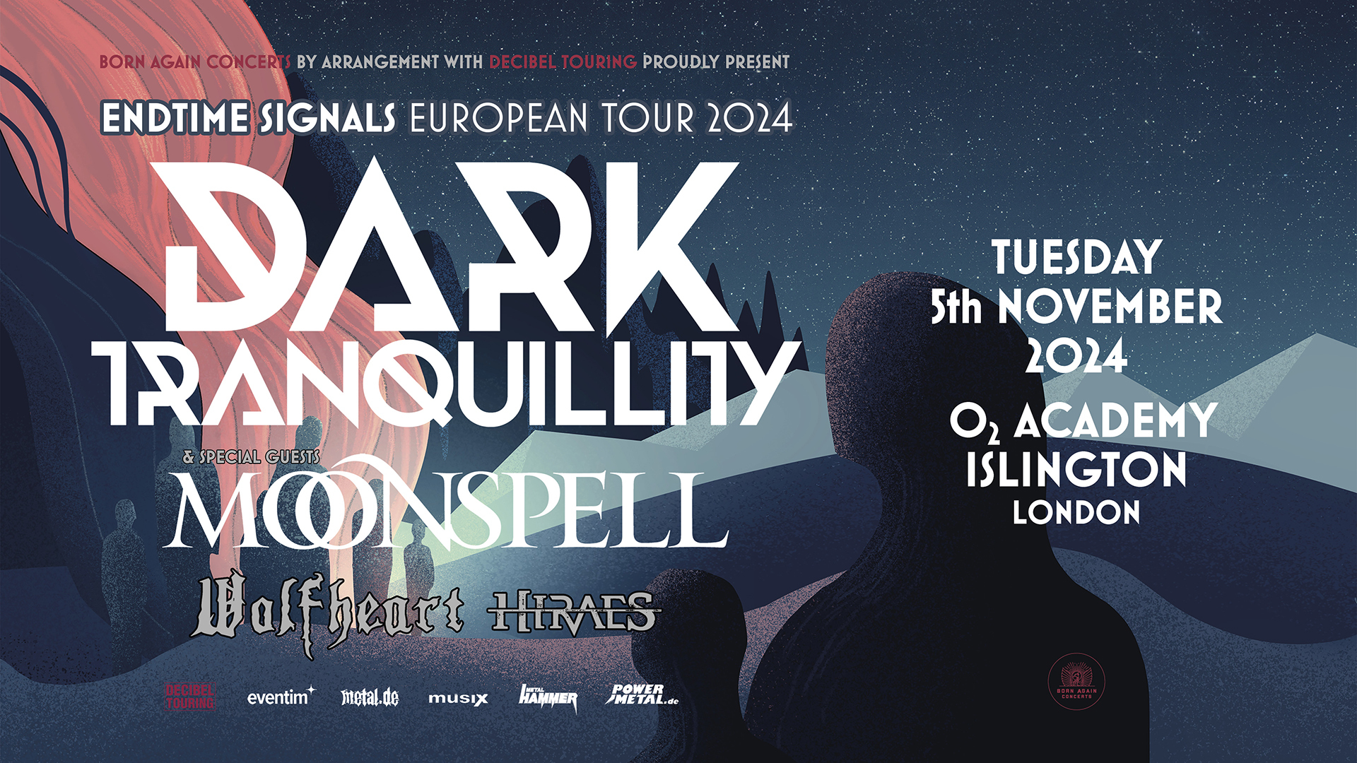 DARK TRANQUILITY at O2 Academy Islington - London, London, England, United Kingdom