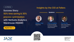 Live Webinar: How to Save 50% Time and 35% Process Optimization with NetSuite Analytics Warehouse (NSAW)