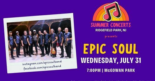 Epic Soul Band in Concert, Ridgefield Park, New Jersey, United States
