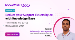 Reduce your Support Tickets by 2x with Knowledge Base