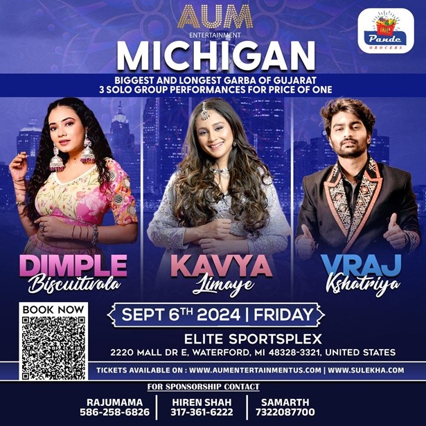 CHOGADA TARA Michigan's Biggest Navaratri Garba with Live music by 3 rising star of Gujarat, Watonwan, Minnesota, United States