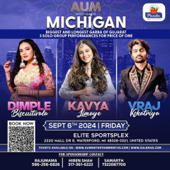 CHOGADA TARA Michigan's Biggest Navaratri Garba with Live music by 3 rising star of Gujarat