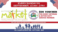 Kittery Community Market | Sunday, September 15 | 10-2 PM