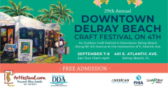 29th Annual Downtown Delray Beach Craft Festival on 4th