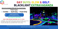 NJ Gay Guys: Glow and Golf: Blacklight Extravaganza