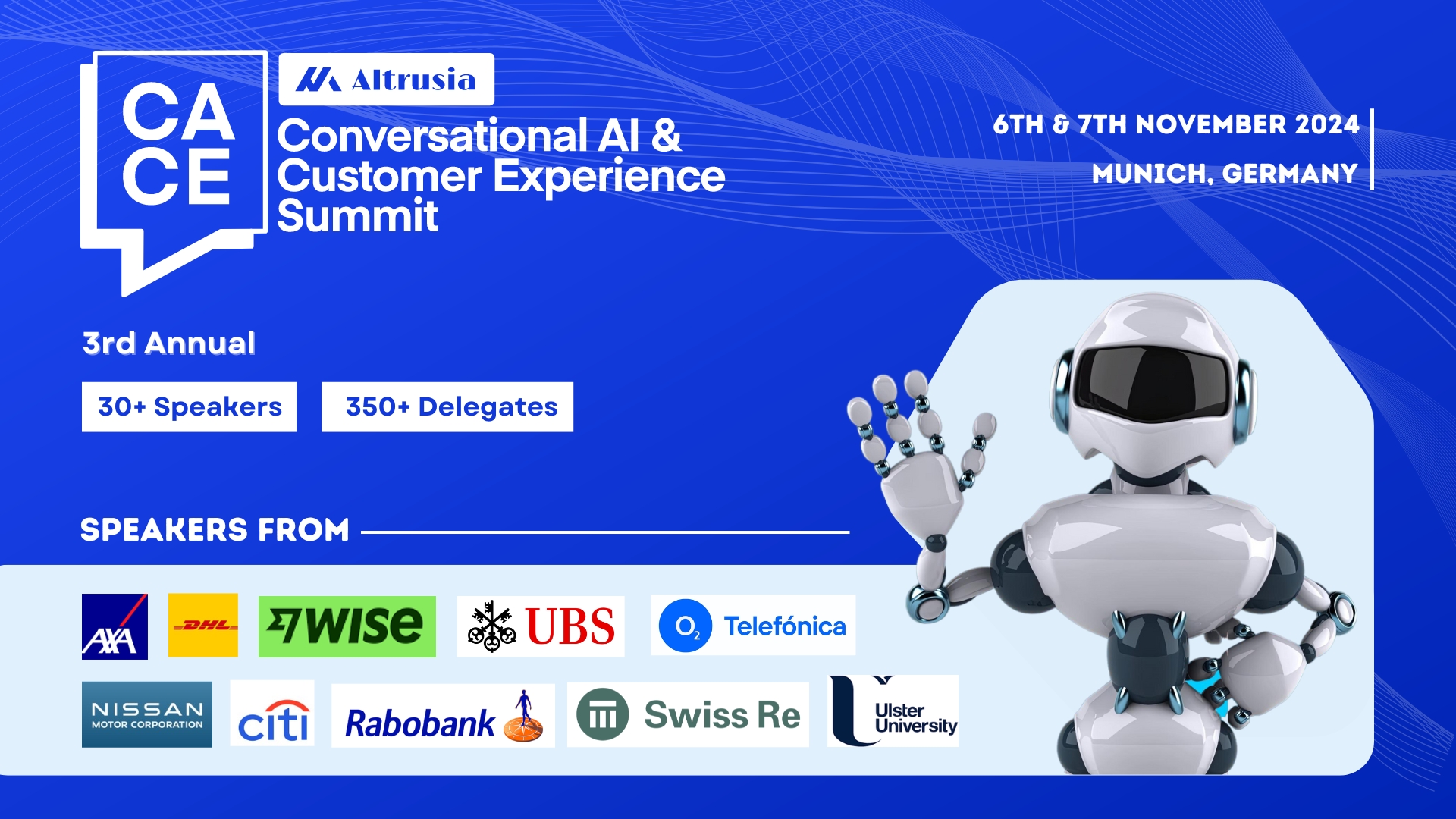 Conversational AI & Customer Experience Summit Europe 2024, Munich, Germany
