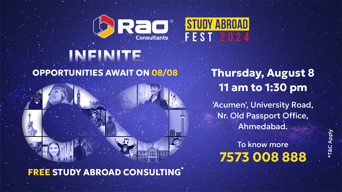 Rao Consultants Study Abroad Fest 2024, Ahmedabad, Gujarat, India