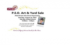 P.E.O. Art and Yard Sale