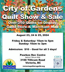City of Gardens Quilt Show and Sale