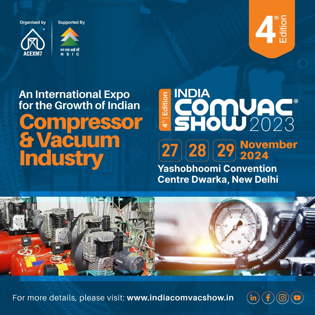 India Comvac Show 2024, Yashobhoomi Convention Centre, Dwarka Sec 25, New,Delhi,India