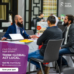 Discover One-to-One MBA Opportunities in Hamburg on October 10