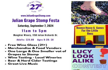Julian Grape Stomp Festa, Julian, California, United States