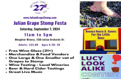 Julian Grape Stomp Festa