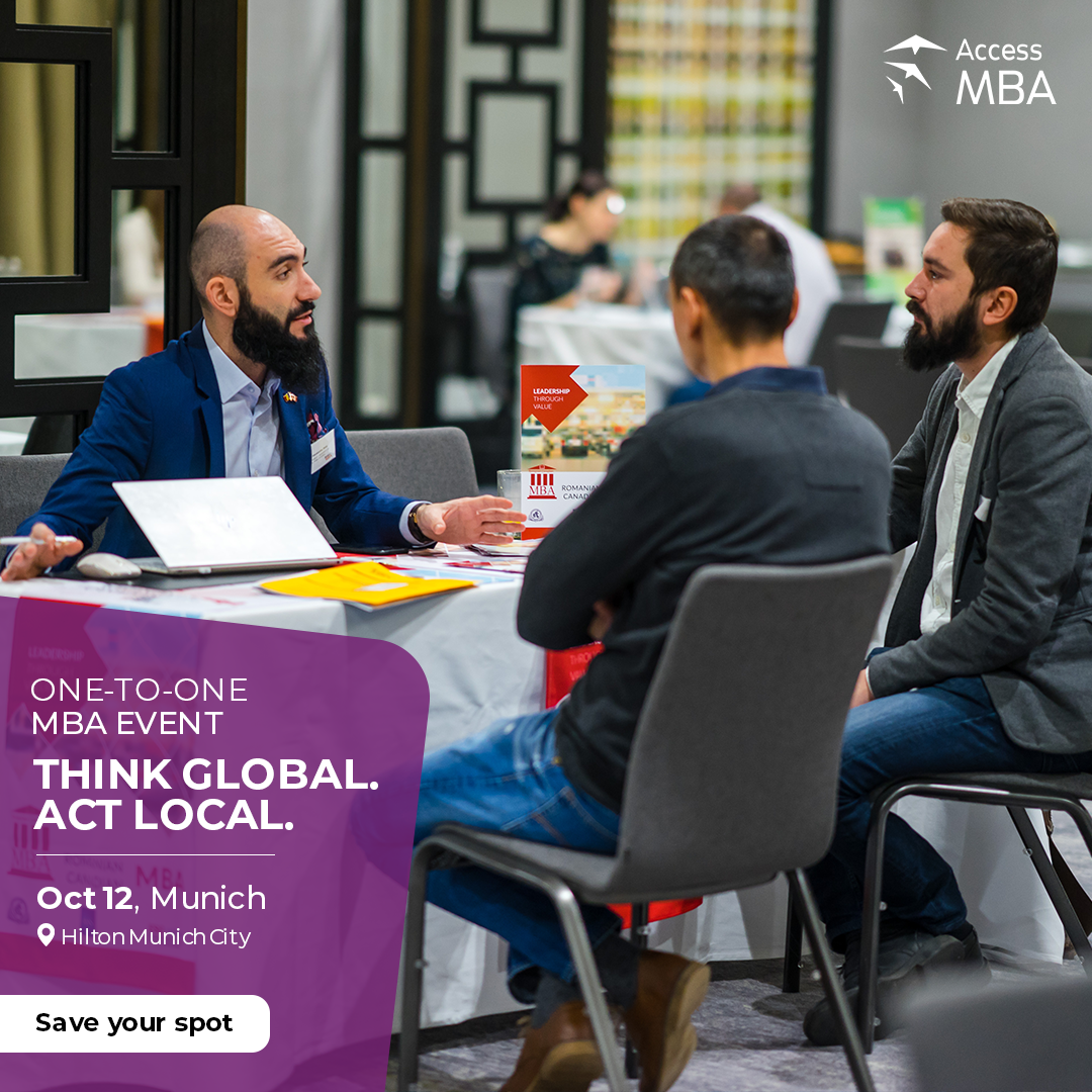 Discover One-to-One MBA Opportunities in Munich on October 12, Munich, Germany