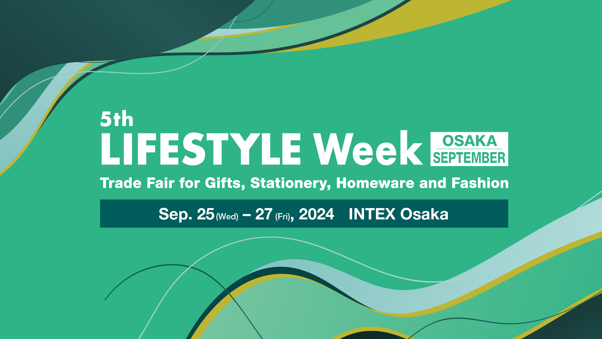 5th LIFESTYLE Week OSAKA SEPTEMBER, Osaka, Kansai, Japan