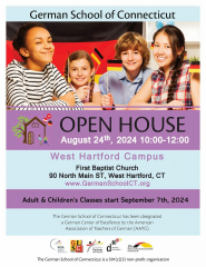 Open House - German School of Connecticut, West Hartford Campus