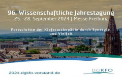 Annual Meeting of the German Society for Orthodontics, Freiburg Trade Fair, 25-28 September 2024