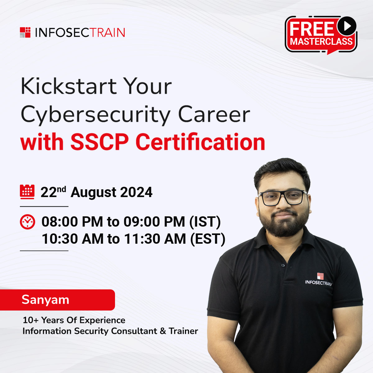 Free Masterclass on Kickstart Your Cybersecurity Career with SSCP Certification, Online Event