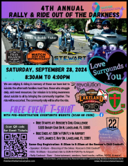 4th Annual Rally and Ride Out of the Darkness