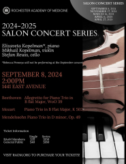 Salon Concert Series 2024-25