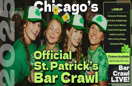 2025 Official Chicago St Patricks Day Bar Crawl 2 Dates By Bar Crawl LIVE, Chicago, Illinois, United States