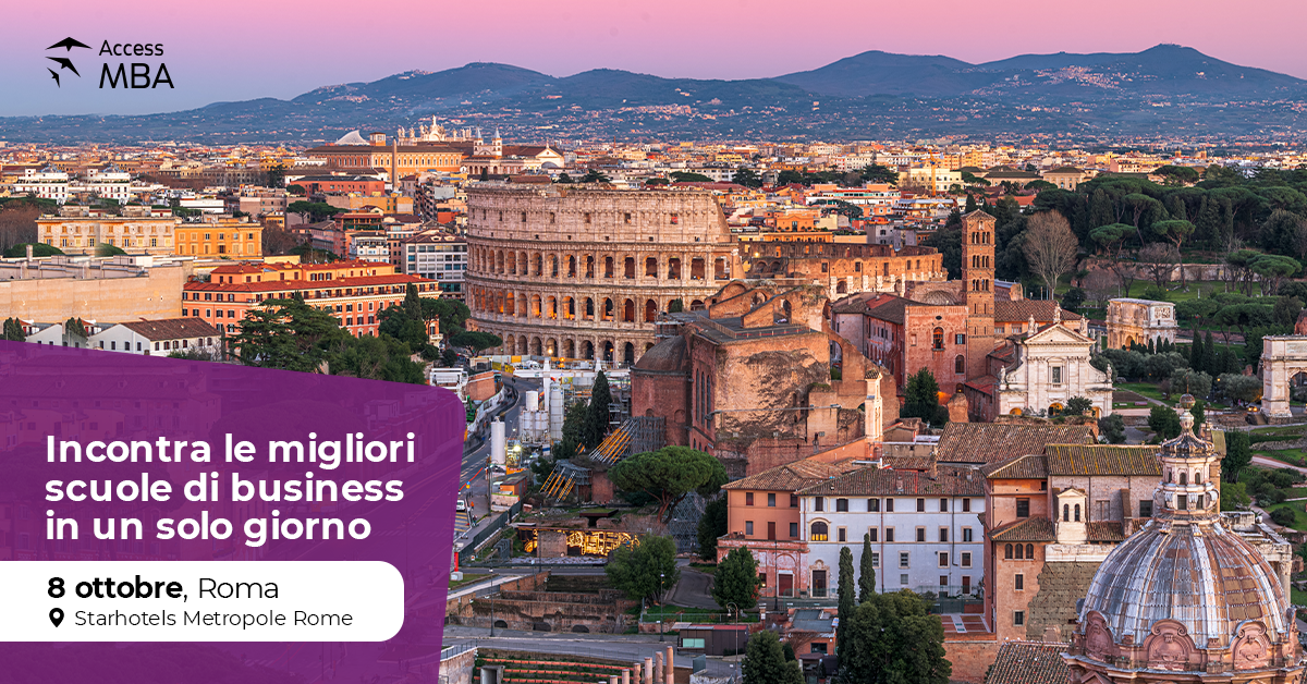Access MBA: Evento gratuito a Roma  per incontrare le migliori Business School globali, Roma, Italy