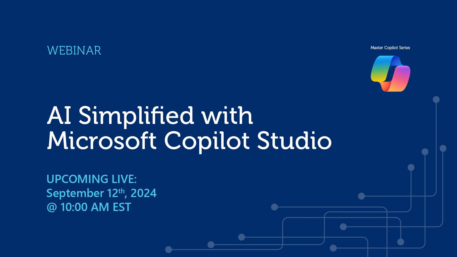 AI Simplified with Microsoft Copilot Studio, Online Event
