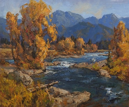 Plein Air Workshop with Bill Davidson, Big Sky, Montana, United States