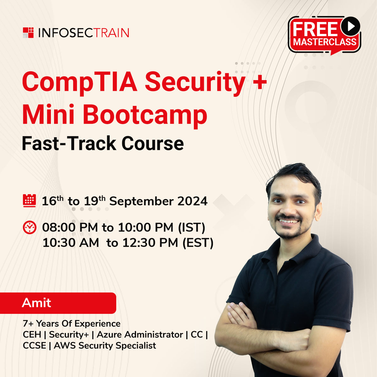 Free Masterclass on CompTIA Security+ Mini Bootcamp: Fast-Track Course, Online Event