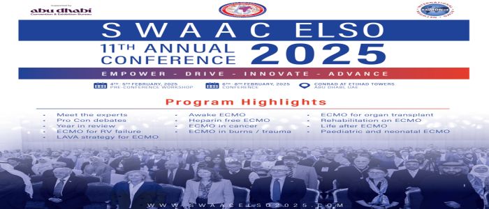 11th annual SWAAC ELSO Conference, February 6th - 8th, 2025 | Conrad Etihad Towers in Abu Dhabi, UAE, Abu Dhabi, United Arab Emirates