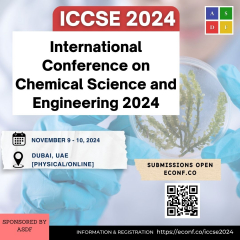 International Conference on Chemical Science and Engineering 2024
