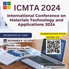 International Conference on Materials Technology and Applications 2024