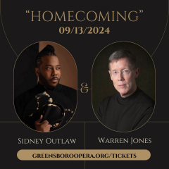 “A Homecoming Benefit Concert” with Sidney Outlaw and Warren Jones