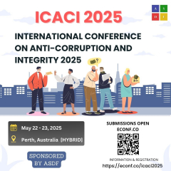International Conference on Anti-Corruption and Integrity 2025
