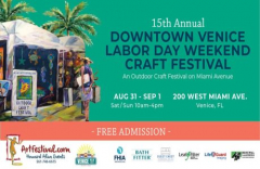 15th Annual Downtown Venice Labor Day Weekend Craft Festival