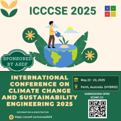 International Conference on Climate Change and Sustainability Engineering 2025
