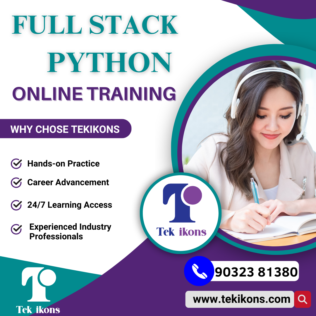 Best Full Stack Python Online Training Institute In Hyderabad | Tek Ikons, Online Event