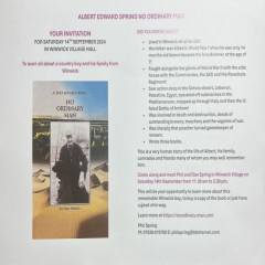 Albert Edward Spring No Ordinary Man Book Event