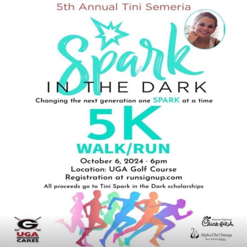 Tini Semeria 5th Annual Spark in the Dark 5K Walk/Run, Athens, Georgia, United States