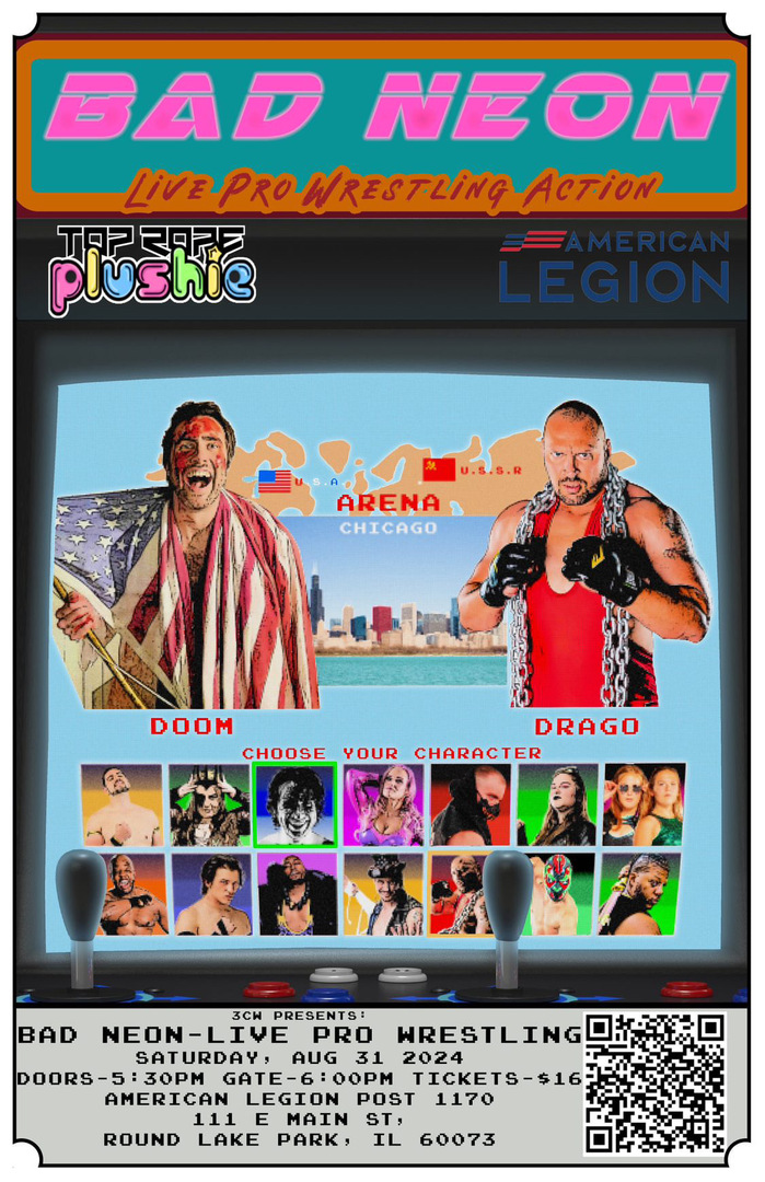 Third Coast Wrestling presents Bad Neon, Round Lake Park, Illinois, United States