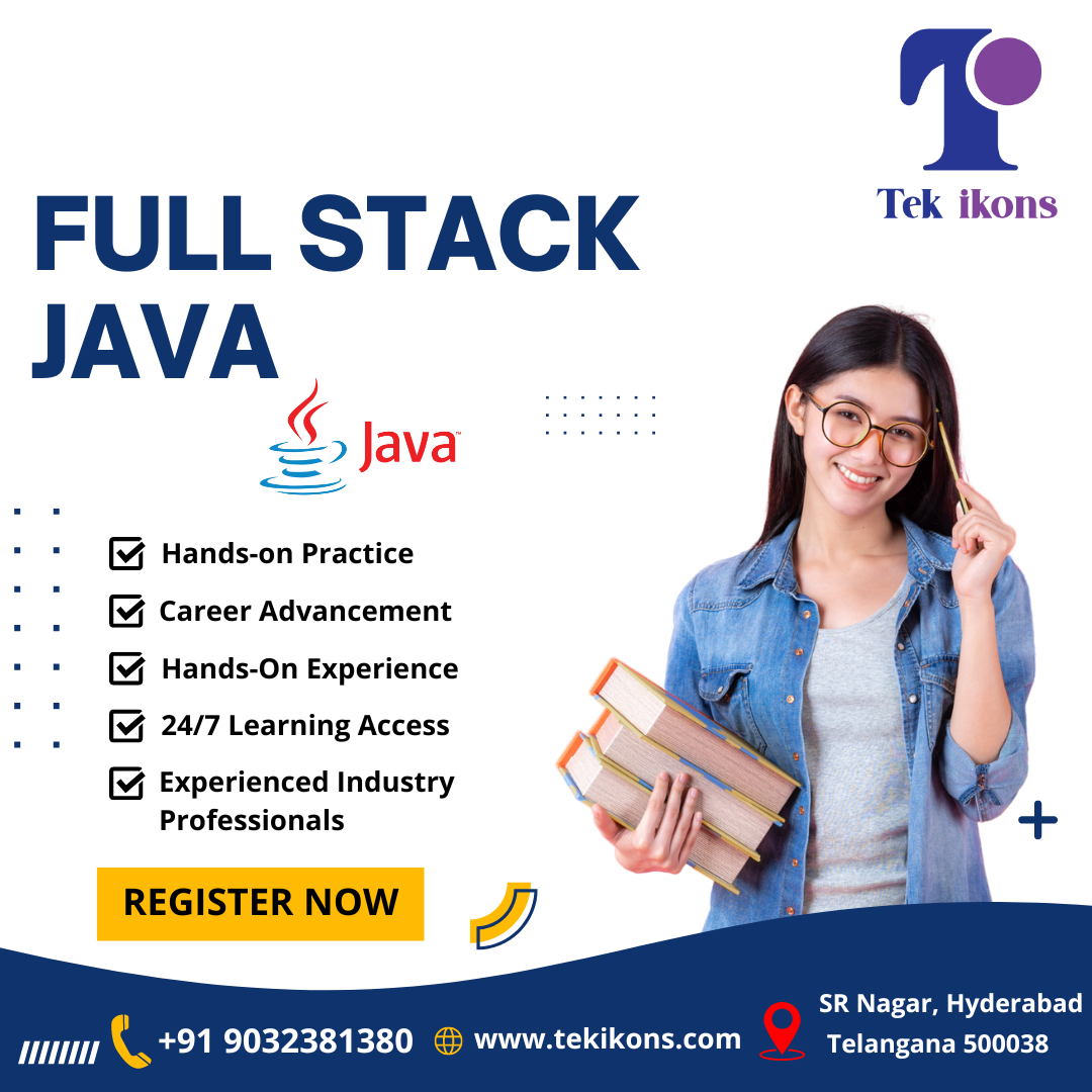 Best Full Stack Java Online Training Institute In Hyderabad | Tek Ikons, Online Event