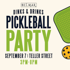 Dinks and Drinks: Downtown Lakewood Pickleball Party!