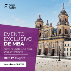 Descubra su MBA el 17 de octubre en Bogotá con Access MBA