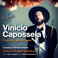 Vinicio Capossela “Dressed Up For The Holidays” at Union Chapel - London