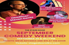 September Comedy Weekend (9/20 and 9/21)