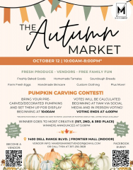 The Autumn Market | October 12th at Frontier Mall
