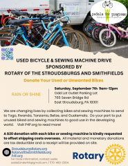 Stroudsburg Rotary Pedals For Progress Bike and Sewing Machine Collection