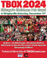 TBOX 2024 - 28th Annual 12 Bars of Xmas Wrigleyville Chicago Pub Crawl - Saturday, December 14