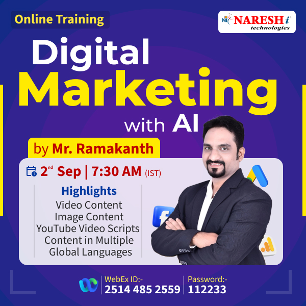 Best Digital Marketing Online Training In NareshIT, Hyderabad, Telangana, India