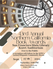 43rd ANNUAL NORTHERN CALIFORNIA BOOK AWARDS